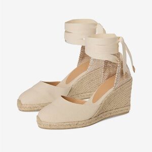 Castaner Carina 80 canvas wedge espadrilles, US 8/EU 39